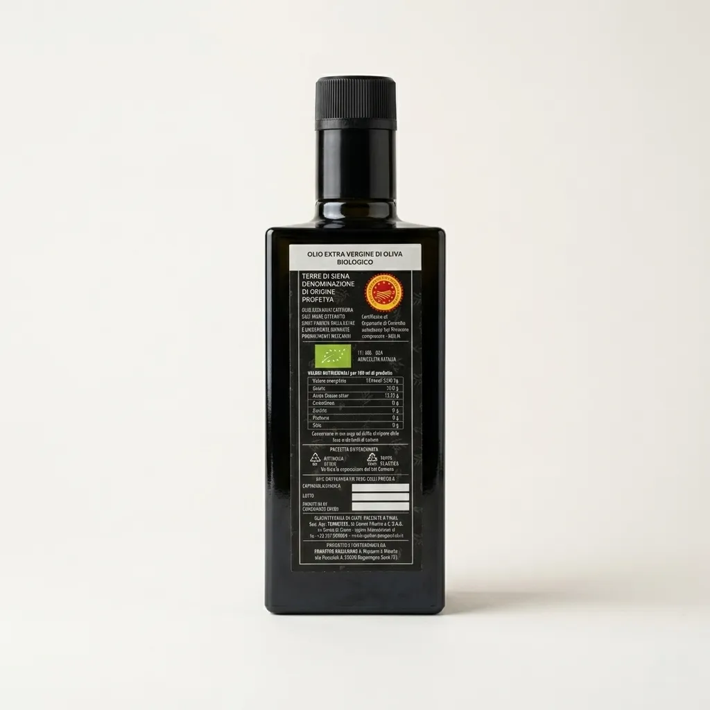 OLIO EXTRAVERGINE DI OLIVA BIOLOGICO DOP TERRE DI SIENA - immagine 2